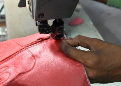 line dance boot making