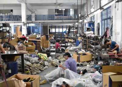 line dance boot manufacture factory