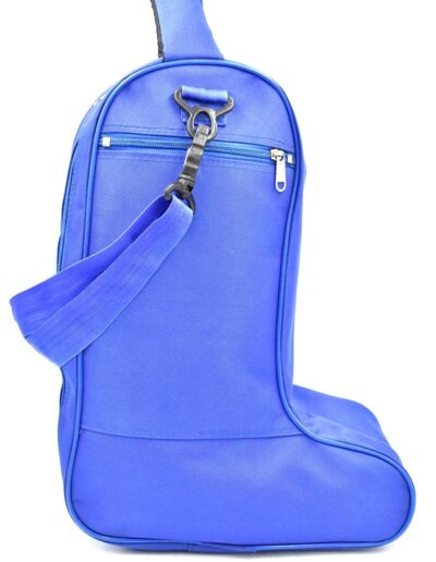 Royal blue boot bag